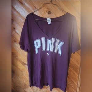 PINK LG V-Neck T-shirt